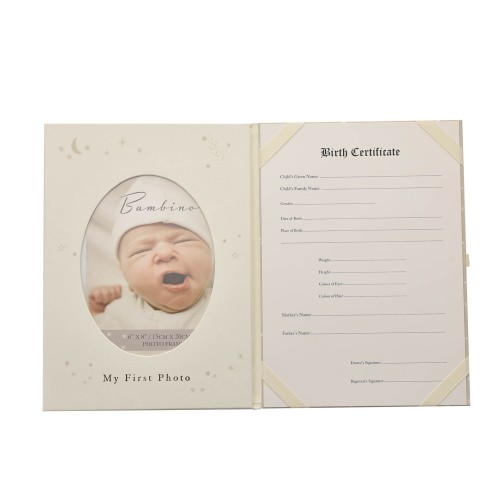 A4 Birth Certificate Holder