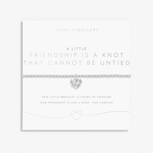 Joma "A Little" Friendship Is A Knot That Cannot Be Untied Bracelet
