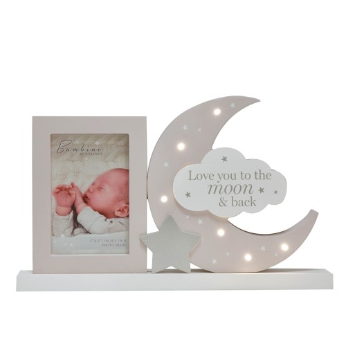 4x6 Love You To The Moon & Back Light Up Photo Frame