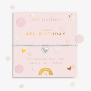 Joma Children's A Little Hooray 4th Birthday Bracelet