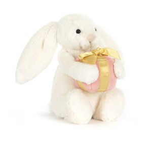 Jellycat Bashful Bunny with Present