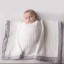 Ziggle Baby Cellular White & Grey Blanket