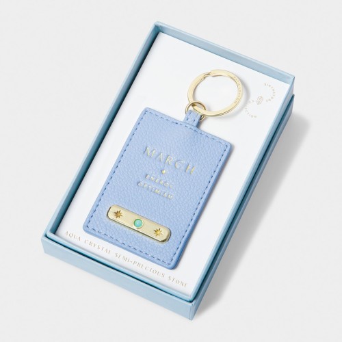 Katie Loxton Birthstone Keyring March 2025