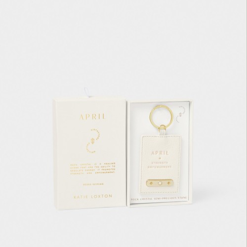 Katie Loxton Birthstone Keyring April 2025