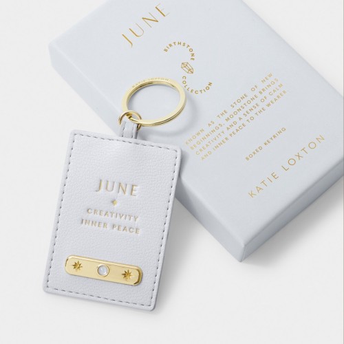 Katie Loxton Birthstone Keyring June 2025