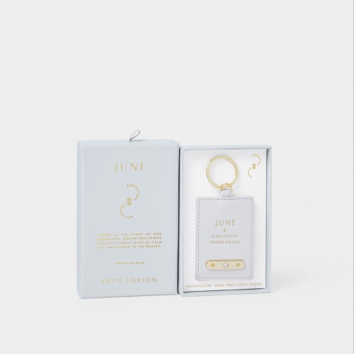 Katie Loxton Birthstone Keyring June 2025