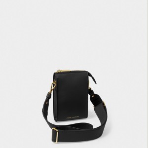 Katie Loxton Effie Slim Crossbody Bag Black 2025