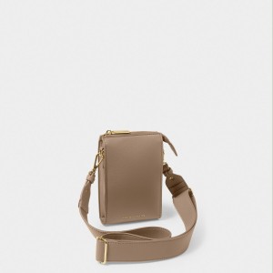 Katie Loxton Effie Slim Crossbody Bag Mocha 2025
