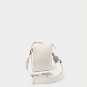 Katie Loxton Effie Slim Crossbody Bag Off White 2025