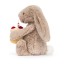 Jellycat Bashful Beige Bunny Birthday
