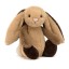 Jellycat Bashful Patchwork Brown Bunny Original