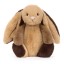Jellycat Bashful Patchwork Brown Bunny Original