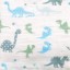 Ziggle Baby Blue 3 Pack Muslin Squares