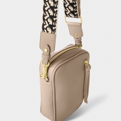 Katie Loxton Hallie Small Crossbody Bag Light Taupe 2025