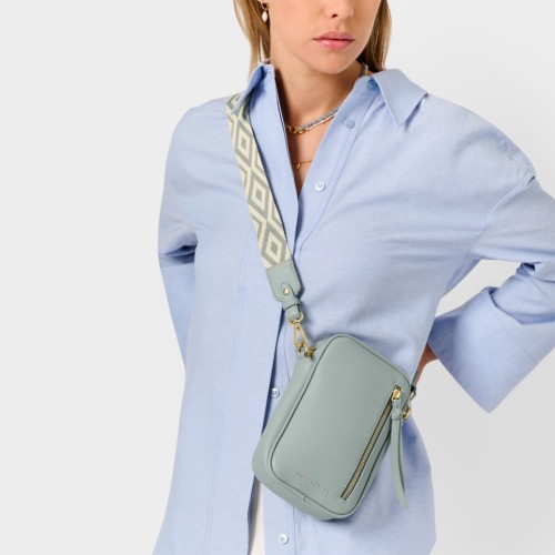 Katie Loxton Hallie Small Crossbody Bag Duck Egg Blue 2025