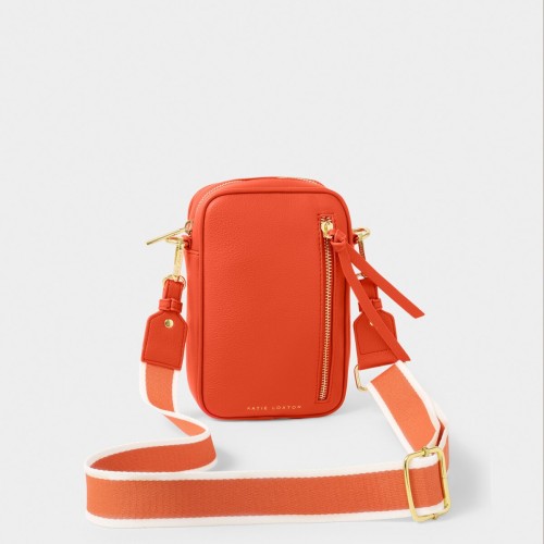 Katie Loxton Hallie Small Crossbody Bag Deep Orange 2025