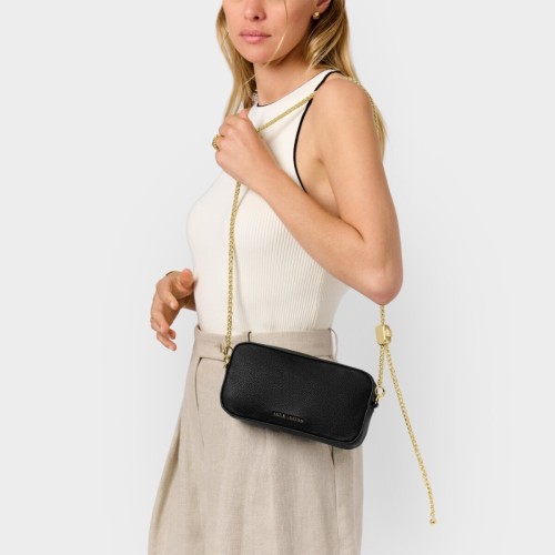 Katie Loxton Remi Slider Chain Crossbody Bag Black 2025