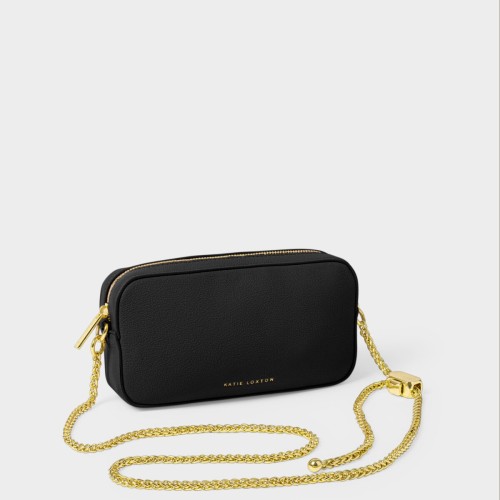 Katie Loxton Remi Slider Chain Crossbody Bag Black 2025