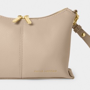Katie Loxton Laila Slouch Crossbody Bag Light Taupe 2025