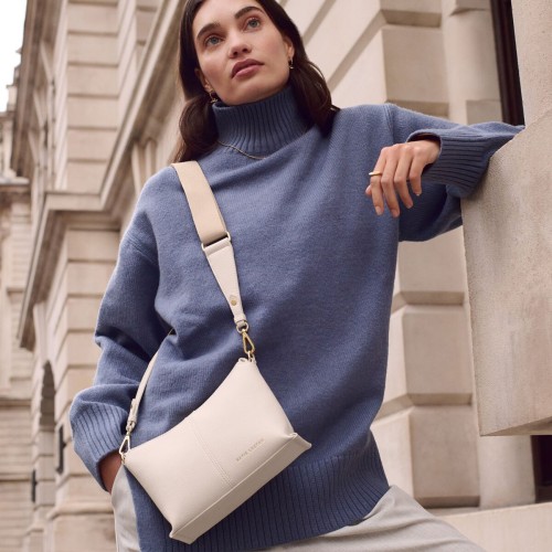 Katie Loxton Laila Slouch Crossbody Bag Off White 2025
