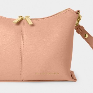 Katie Loxton Laila Slouch Crossbody Bag Peony Blush 2025