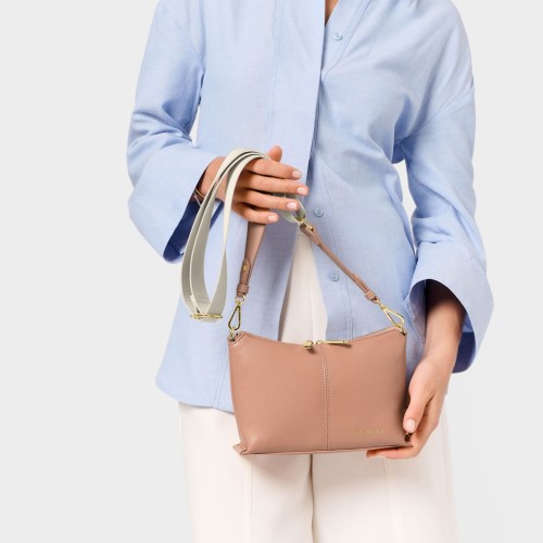 Katie Loxton Laila Slouch Crossbody Bag Peony Blush 2025
