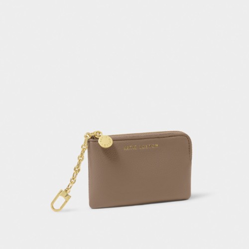 Katie Loxton Tilly Keychain Purse Mocha 2025