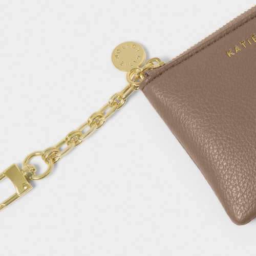 Katie Loxton Tilly Keychain Purse Mocha 2025