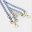 Katie Loxton Canvas Bag Strap Blue Aura Triple Stripe 2025
