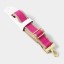 Katie Loxton Canvas Bag Strap Magenta Stripe 2025