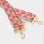 Katie Loxton Canvas Bag Strap Coral Geometric Triangle 2025
