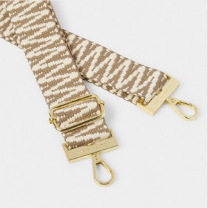 Katie Loxton Canvas Bag Strap Sand 2025