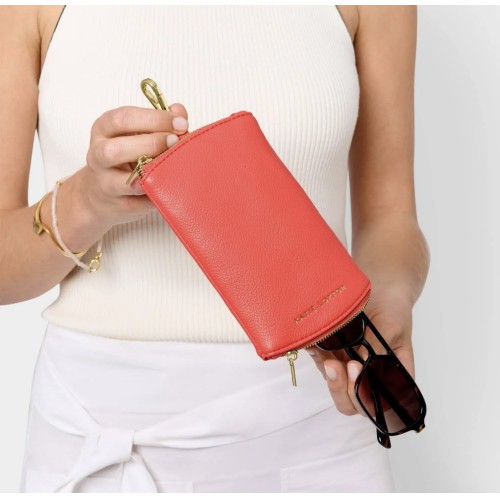 Katie Loxton Clip On Sunglasses Case Sunset Coral 2025