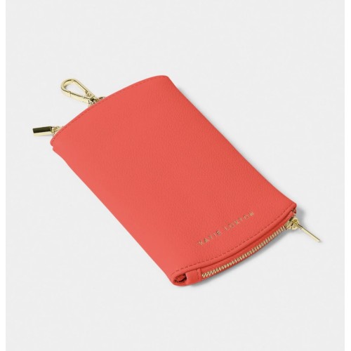 Katie Loxton Clip On Sunglasses Case Sunset Coral 2025
