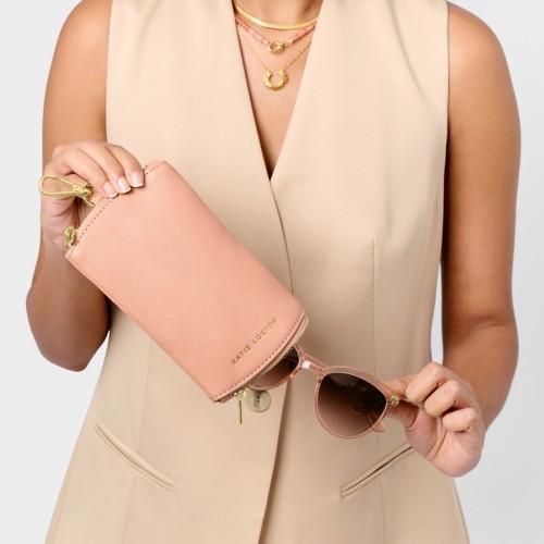 Katie Loxton Clip On Sunglasses Case Peony Blush 2025