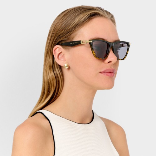 Katie Loxton Marbella Sunglasses Black Tortoiseshell 2025