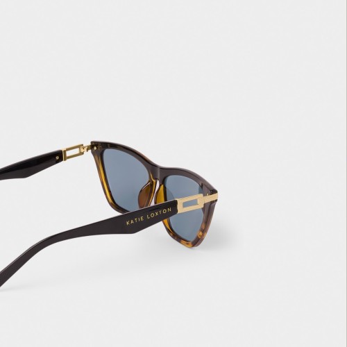 Katie Loxton Marbella Sunglasses Black Tortoiseshell 2025