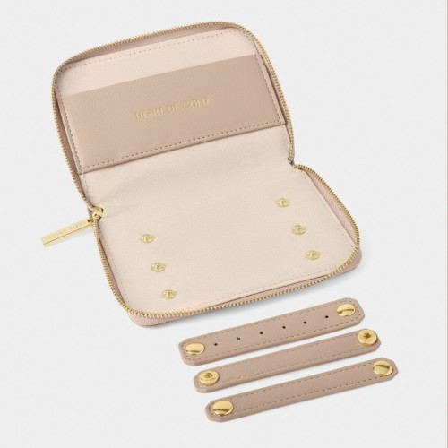 Katie Loxton Slim Jewellery Case Heart Of Gold 2025
