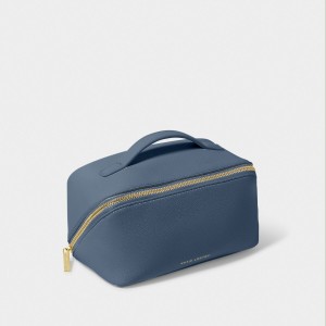 Katie Loxton Medium Make Up/ Wash Bag Navy 2025
