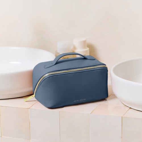 Katie Loxton Medium Make Up/ Wash Bag Navy 2025
