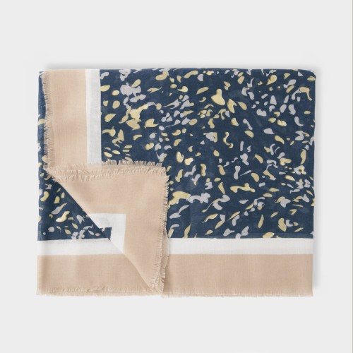 Katie Loxton Printed Foil Scarf Terazzo