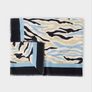 Katie Loxton Printed Scarf Abstract Zebra