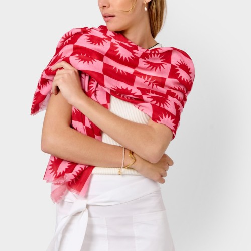 Katie Loxton Printed Scarf Le Soleil