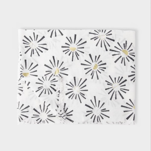 Katie Loxton Printed Foil Scarf Sunburst