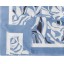 Katie Loxton Printed Foil Scarf Blue Blossom 2025