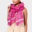 Katie Loxton Printed Foil Scarf Leopard Brush Stroke