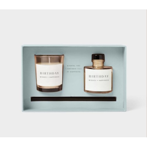 Katie Loxton Mini Votive And Mini Reed Diffuser Gift Set Birthday 2025