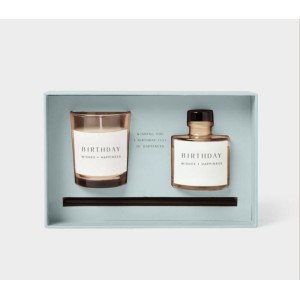 Katie Loxton Mini Votive And Mini Reed Diffuser Gift Set Birthday 2025