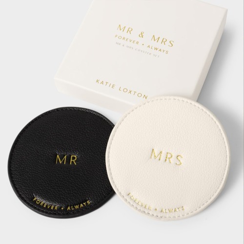 Katie Loxton Coaster Set Mr And Mrs 2025