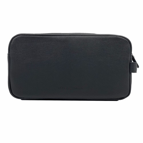 Harris Tweed Gents Wash Bag Blue